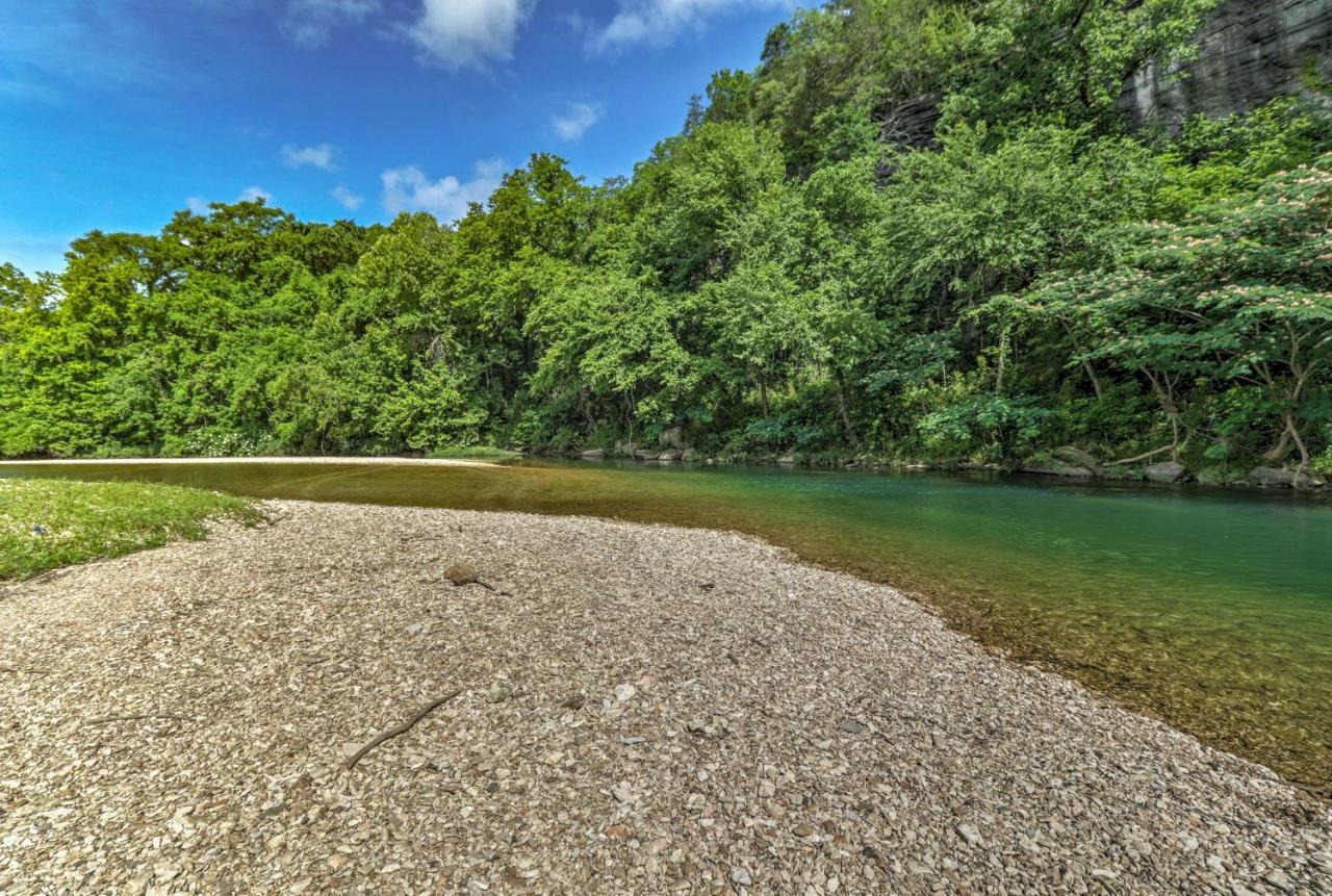 Creekside Hideaway With Fire Pit And Creek Access! Villa Mountain View Exterior foto